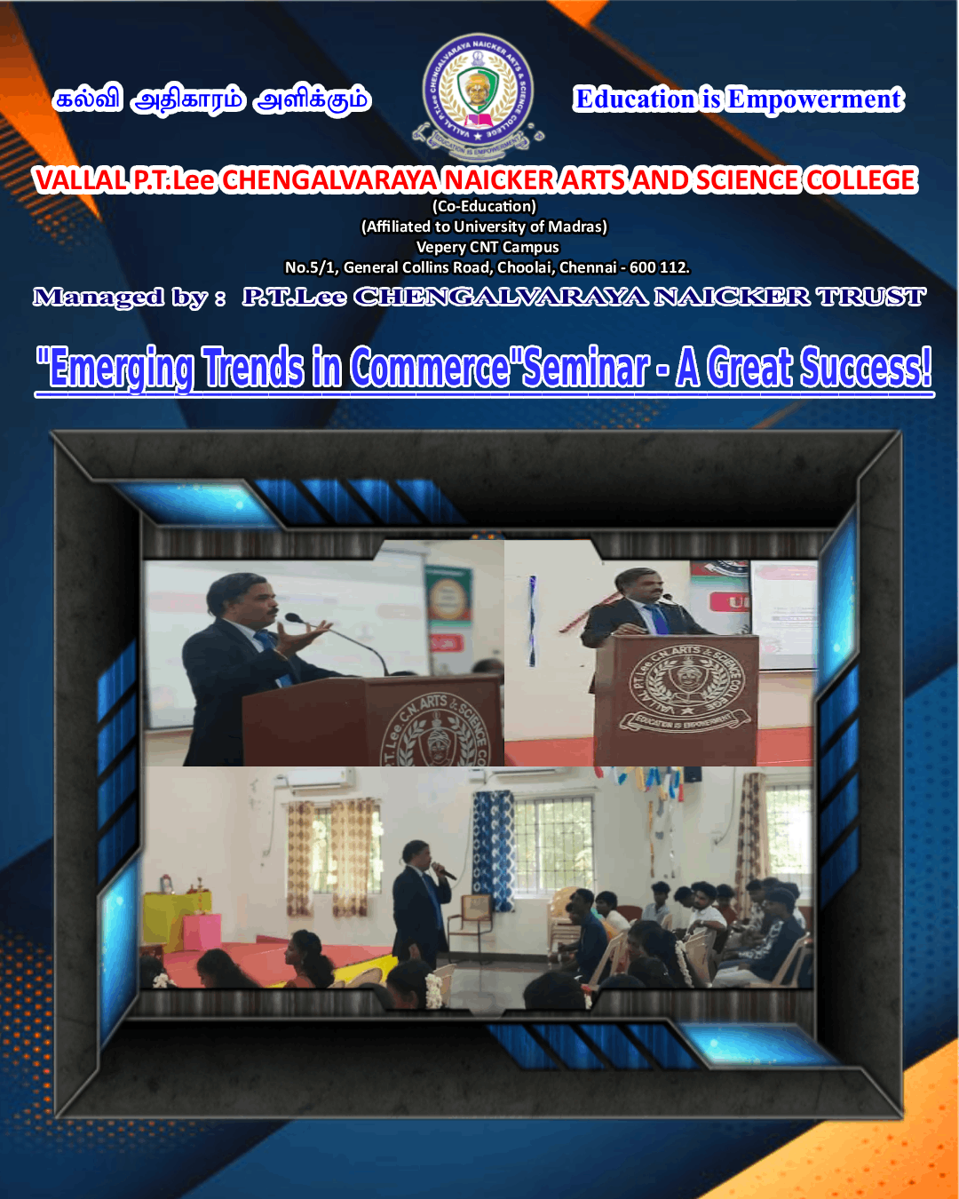B.Com (General & CA) Seminar  "Emerging Trends in Commerce"